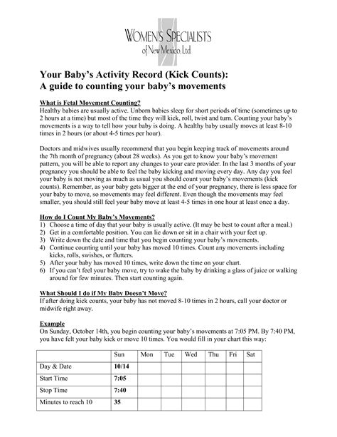 How To Do A Baby Kick Count at Joyce Kelly blog