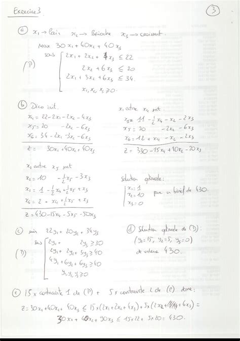 Image result for Methode Simplexe PDF