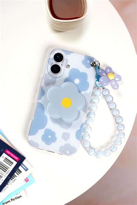 Aesthetic Floral Bliss Pop-Grip Charm Phone Case – Gadgets Destiny