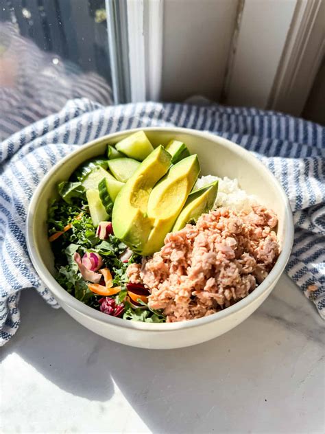 Spicy Tuna Poke Bowl with Canned Tuna Recipe (Gluten free)