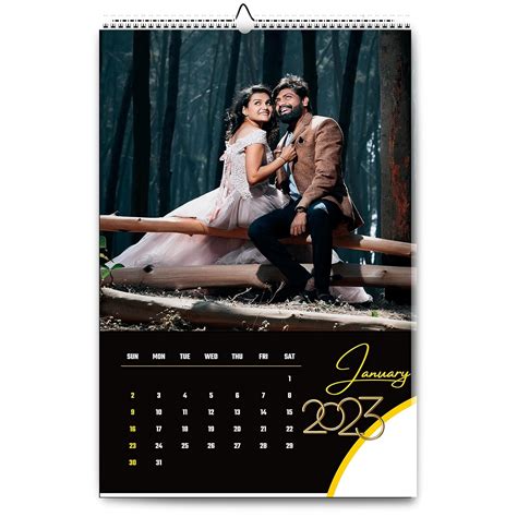 Flashing Click Customized 12 Page’s Wall Calendar Matt Finish With ...