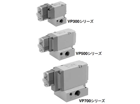 3-Port Solenoid Valve, Elastic Material Seal, Pilot / Poppet Type, Base ...