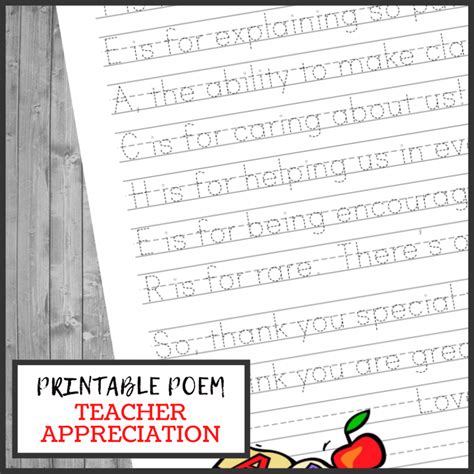 Staff Appreciation Poems 15 Teacher & Staff Appreciation Ideas