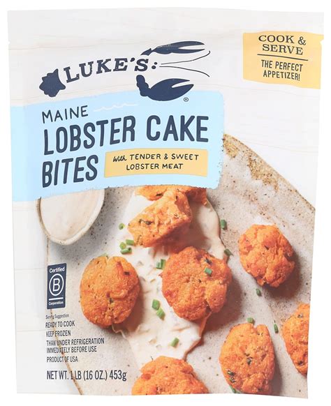 Amazon.com: LUKES LOBSTER Maine Lobster Cake Bites, 16 OZ : Grocery & Gourmet Food