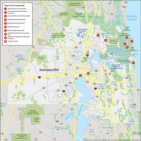Jacksonville Zip Code Map - GIS Geography