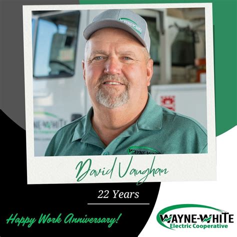 22 Years of Service today for Dave! | Wayne-White Counties Electric ...