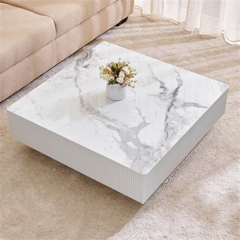 Buy Alpine Ceramic Top Coffee Table - White from Home Centre at just ...