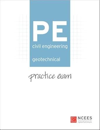 Buy PE Civil Engineering: Geotechnical Practice Exam Book Online at Low ...