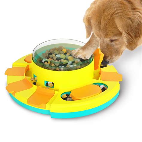 Dog Puzzle - Dog Food Puzzles Toy Feeder, Treat Puzzle Toys for Dogs (Push)