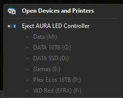 Image result for Using USB LED Aura Sync