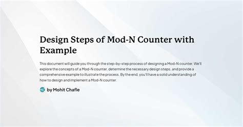 Image result for Mod-n Counter Circuit
