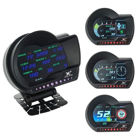 Buy Lufi-Xf Multifunctional Obd2 Gauge, Heads Up Display, Obd2 Scanning ...