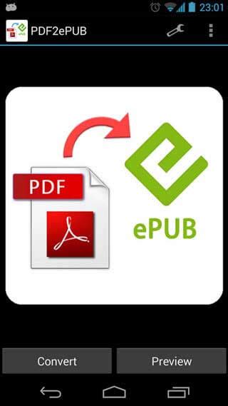 Top 5 Free Android PDF to ePUB Converters