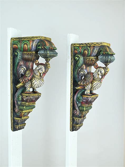 Wooden Wall Corbals (Brackets) – Sengottuvel Wood Carvings