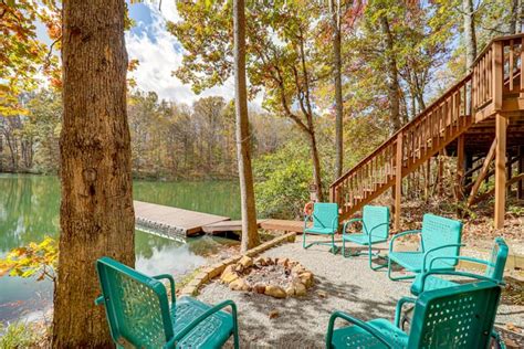 Hocking Hills Lake Gem w/ Hot Tub, Dock, 100 Acres - Cabins for Rent in ...