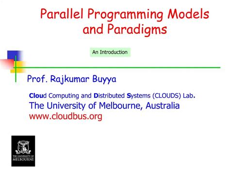 Image result for Parallel Programming Models PPT