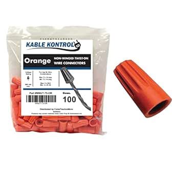 Kable Kontrol Wire Connectors for Electrical Wires 20-16 AWG - 100 Pcs ...
