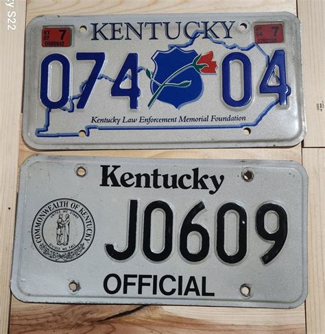 Kentucky Official License Plates - Etsy