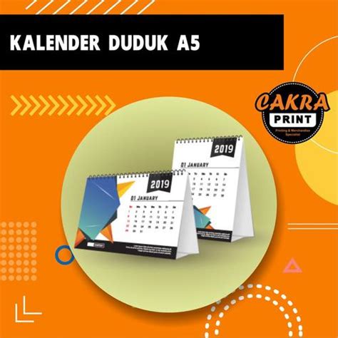 Jual Cetak Kalender Duduk 2024 Promosi Murah Custom FreeDesain(JUAL ...