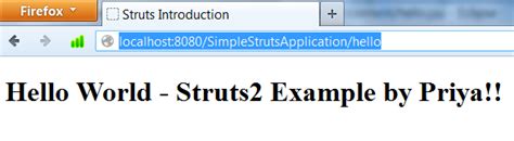 Image result for Struts 2.5 Example