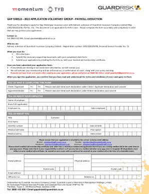 Fillable Online Gap Shield Claim Form 2022 Fax Email Print - pdfFiller