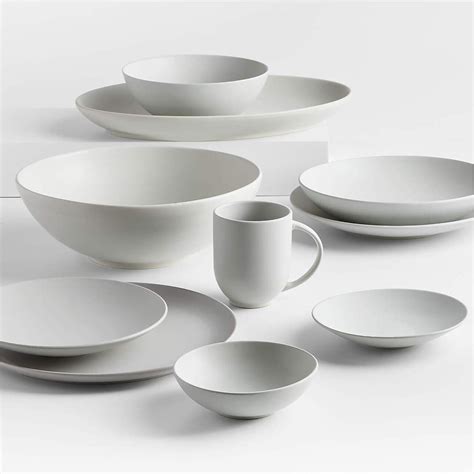 Craft Stone Blue Appetizer Plates, Set of 8 | Crate and Barrel UAE