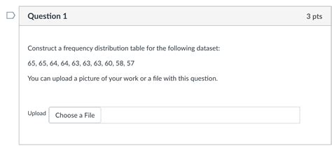 Construct a Frequency Distribution Table 的图像结果