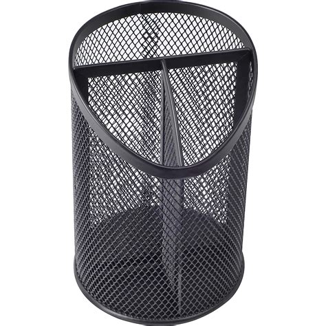 Lorell Black Mesh/Wire Desktop Organizer, 6.1" x 4.1" x 4.1" : Amazon ...