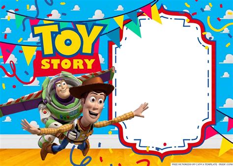 Blank Toy Story Birthday Invitations Template Free - prntbl ...