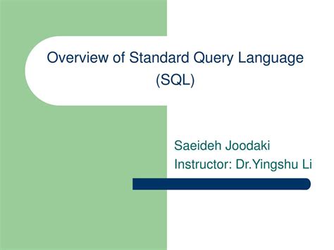 Image result for Standard Query Language