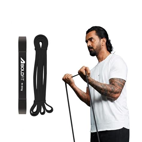 Boldfit Heavy Resistance Band for Exercise & Stretching, Pull Up Band ...