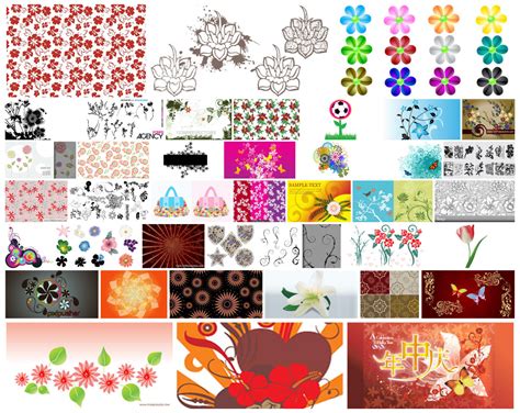 Flower Pattern Design Vector 的图像结果