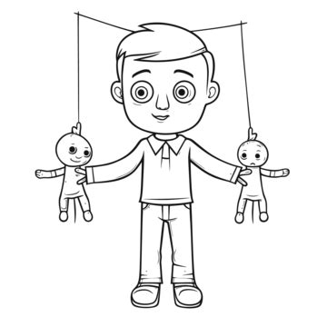 String Puppet Drawing 的图像结果