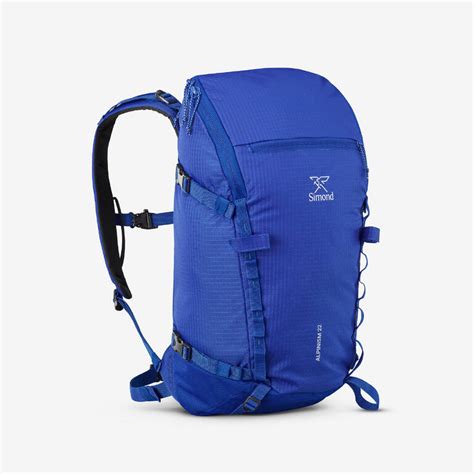 Versatile and modular mountaineering backpack, Alpinism 22 blue