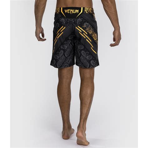 VENUM MMA Fight Shorts UFC Authentic Fight Night, Long Fit, Adrenaline, black-gold, S | S | 12934-2