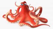 Cartoon Octopus Moving Pose 3D | 3D Molier International