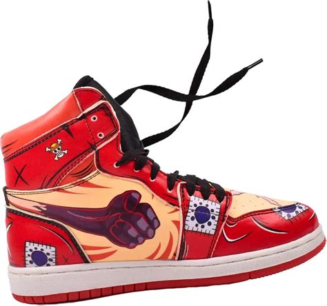 Fans Army One Piece Anime Luffy Gear 5 High Ankle Shoes(Red) - Price ...