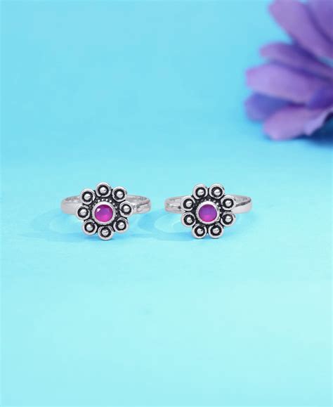 Stellar Spark Silver Toe Ring – Silvostyle Jewellery