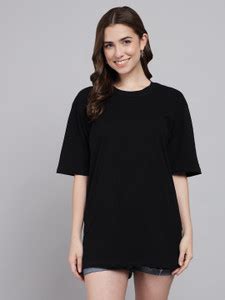 Black T Shirt Women - Buy Black T Shirt Women online at Best Prices in ...