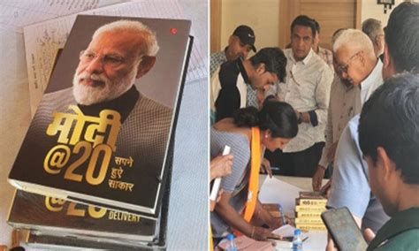 Modi@20 Sapne Hue Sakar' sells like hot cakes at BJP office in Jaipur