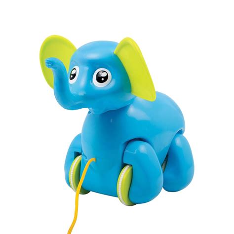 Funskool Alphy The Elephant Pull Along Toy – Push & Pull Ride-On for ...