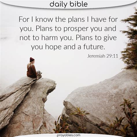 Bible: Jeremiah 29:11 - Prayables