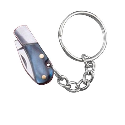 TOPRenddon Keychain Decorative Parts，Mini Folding Knife Key Chain ...