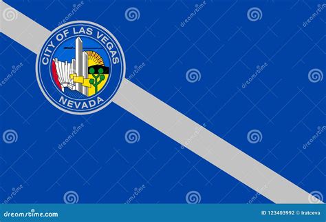 Flag of Las Vegas in Nevada, USA Stock Photo - Image of fabric, cloth ...