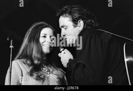 Johnny Cash Singer with wife June Carter Cash son John Carter Cash and ...