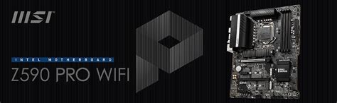 Amazon.in: Buy MSI Z590 PRO WiFi Motherboard ATX - Supports Intel Core ...