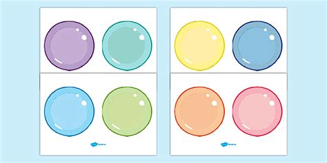 Editable Bubble Display Posters
