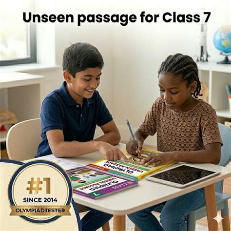 Unseen Passage for Class 7 with Answers (Olympiads) | Olympiadtester ...