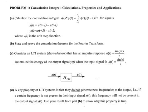 Image result for Convolution Integral Examples