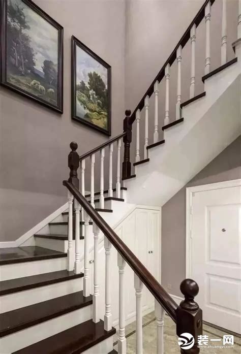 160平米复式木质楼梯现代风格装修图片-家居美图_装一网装修效果图